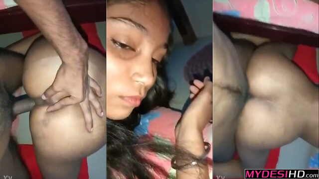 Amateur Desi Girlfriend Fucked Hard Doggy Style โ Real Indian Couple POV