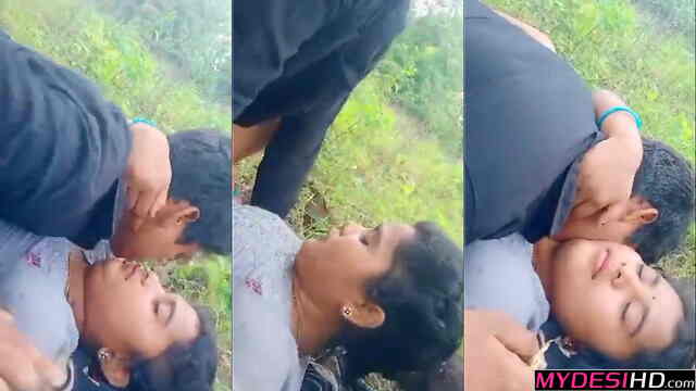 Chubby College Girl Fucked Hard By Boyfriend In The Jungle