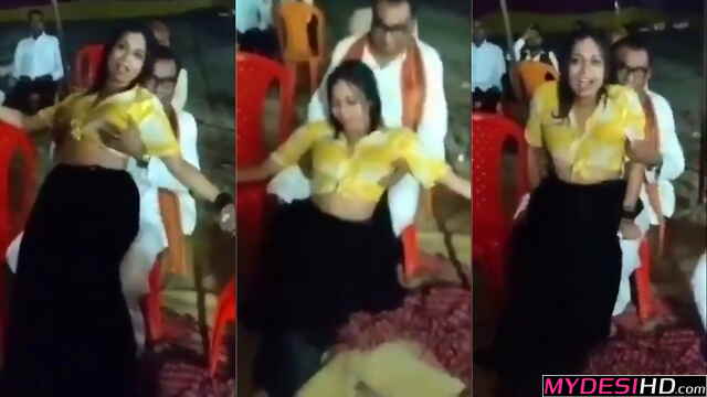 Desi Dancer’s Secret Private Show – Passionate Scene with Local Uncle