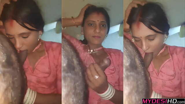 Desi MMS: Rajasthani Wife Gives Intense Blowjob – Indian Sex Tape
