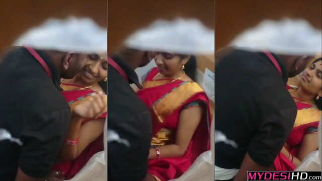 Hidden Camera: Private Storeroom Affair of Hot Kannada Aunty Exposed