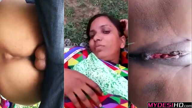 Hidden Jungle Desi Fuck MMS Porn: Desi Chachi Gets Her Juicy Pussy Eaten Outdoor