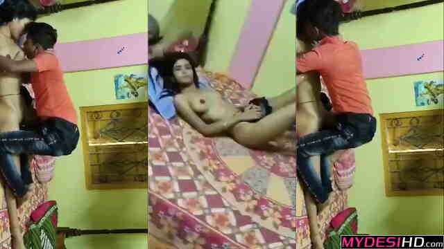Hot Homemade Chudai Video of Teen Cousins – Brother and Sister Get Naughty
