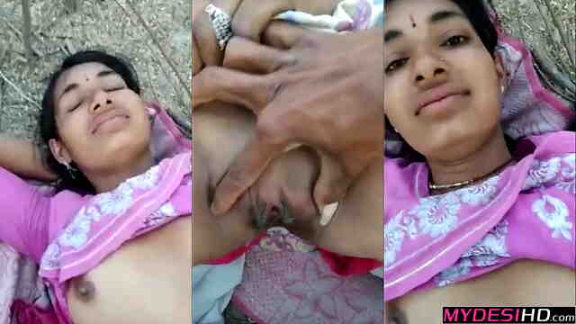 Indian Desi XXX Fuck Porn: Village Girl Gets Nailed Outdoor by Local Guy