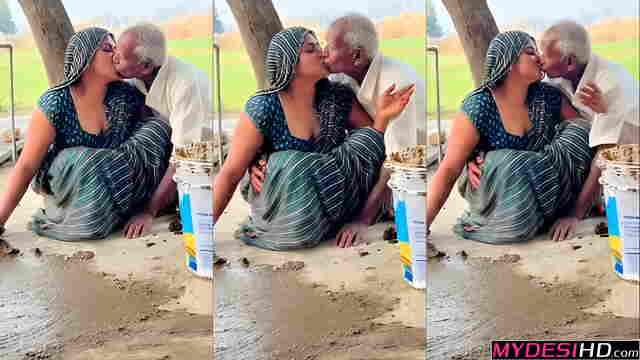 Indian Latest Desi MMS: Hot Sasur and Bahu Passionate Kissing