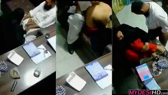 Leaked CCTV: Pakistani Principal and Young Teacher Caught in Forbidden Office Tryst