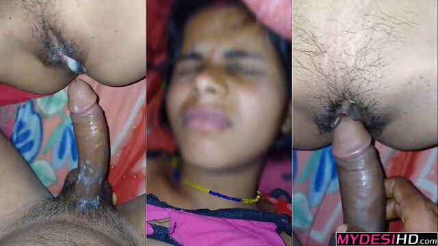 Real Desi Village Housewife Sex – Amateur Indian Pussy Creampie