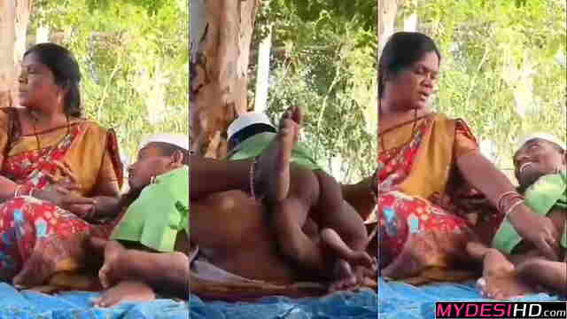 Real Outdoor MMS – Dwarf Man in the Forest with Hot Partner