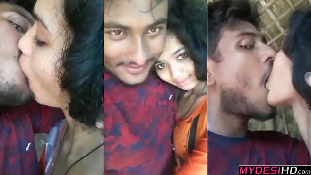 Real South Indian Village Couple Intimate Kissing – Amateur Desi Romance