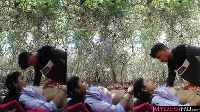 Secret Desi Village Sex: Leaked MMS of Jungle Tryst While Boyfriend is Away