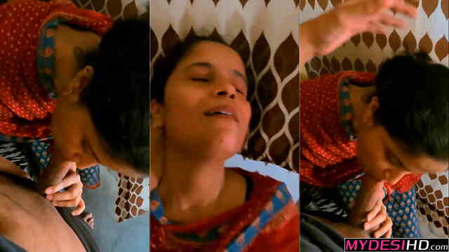 Sexy Indian Aunty Sucking Cock – Real Desi Bhabhi Amateur Blowjob