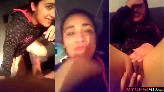 Shy Punjabi Girl Gives Blowjob and Gets Fingered – Authentic Desi Amateur