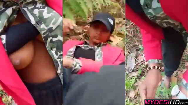 Hot Jungle Picnic Encounter: Real Desi Couple’s Risky Outdoor Session