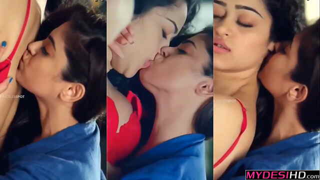 Viral Indian Lesbian Kissing – Beautiful Desi Girl on Girl XXX Porn