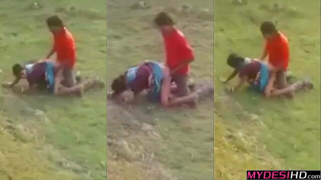 Wild Field Fantasy – Watching My Friend Pound a Sexy Desi Girl Doggy Style